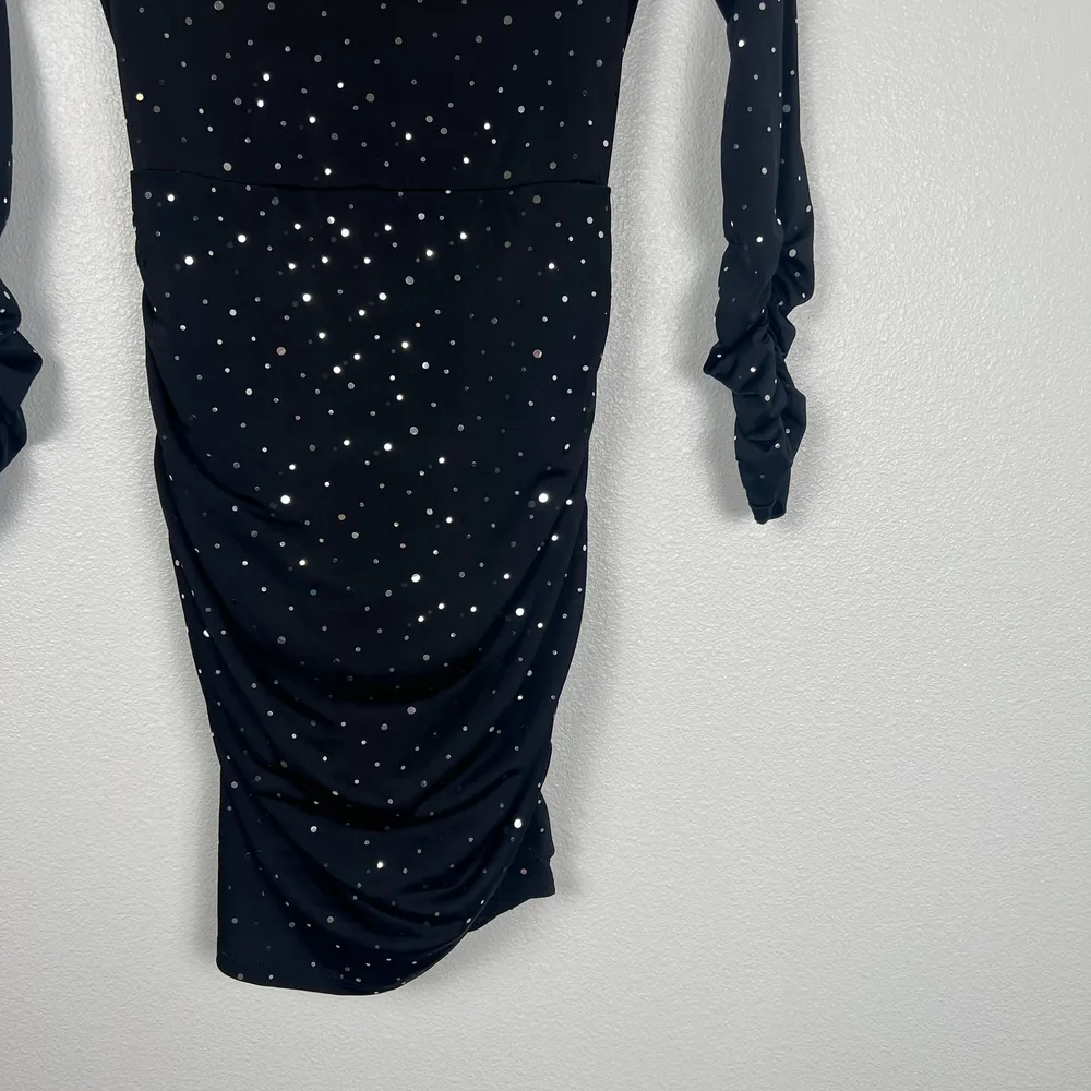 Lucy In The Sky‎ Women's twinkling Open Back Dress Sz L - Image 4
