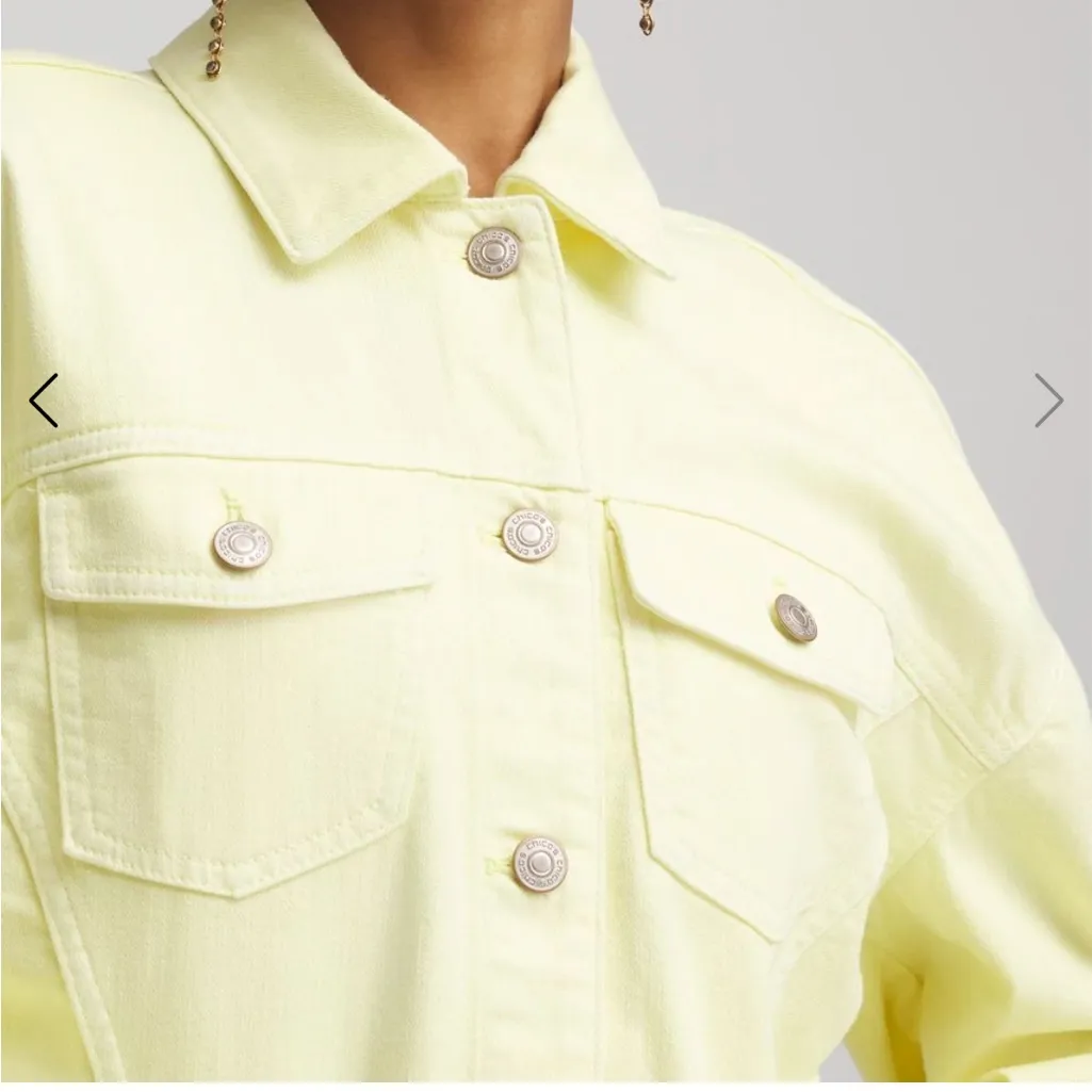 NWT Chico’s Relaxed Fit Denim Jacket - Image 3