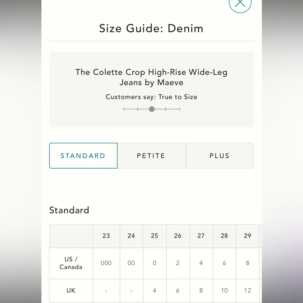 The Colette Crop High-Rise Wide-Leg Jeans by Maeve - Image 13