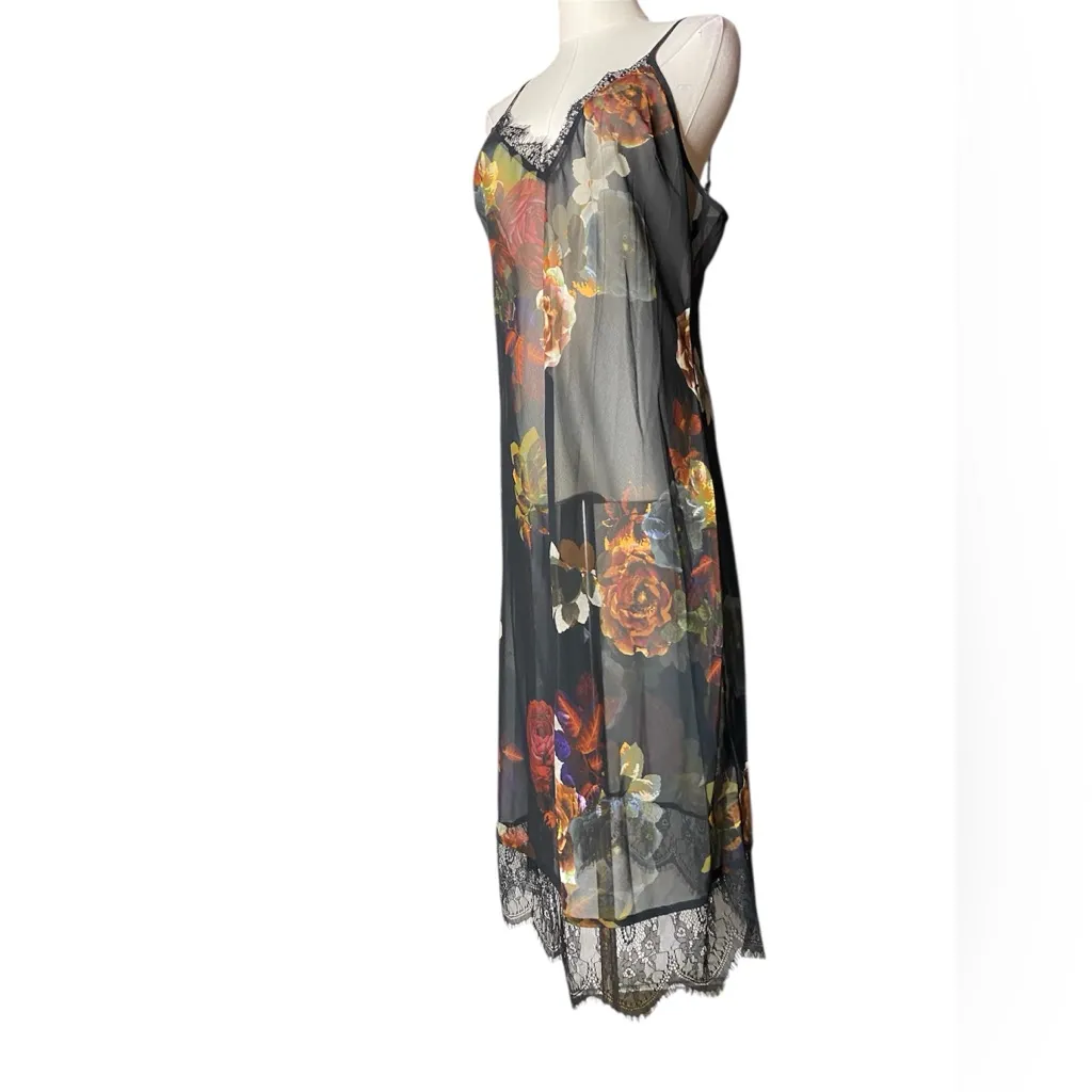 Soft Surroundings PM Floral Sheer
Duster & Slip Dress 2pc Set Style
3B06Maxi NWT - Image 11