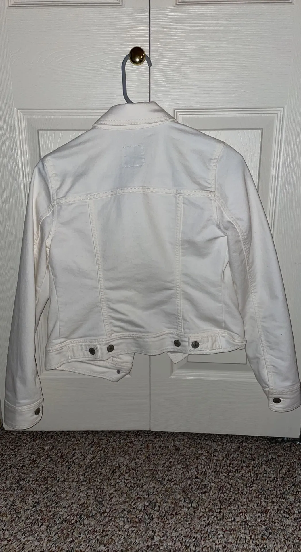 White Denim Jean Jacket - Image 2