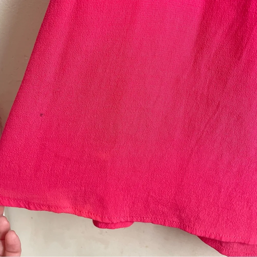 HD in Paris Anthropologie Covina Pink Off-Shoulder Ruffle Dress size 6 - Image 9