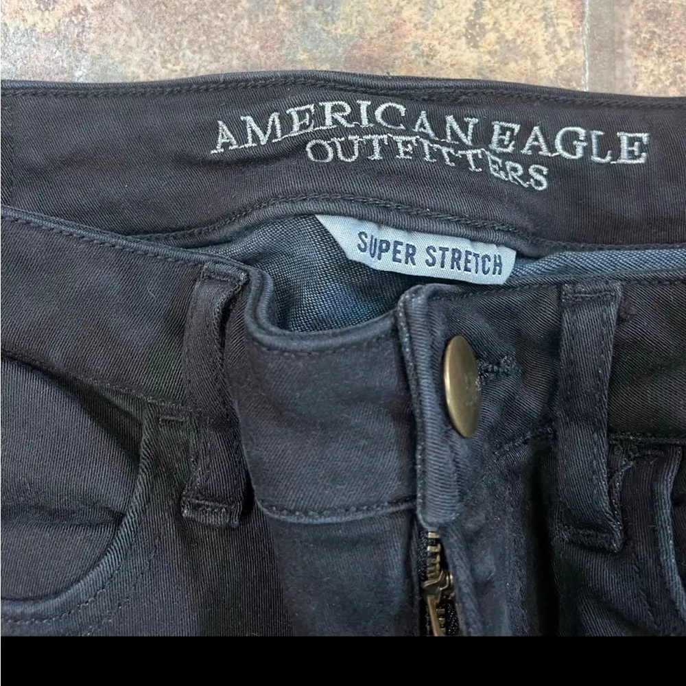 american eagle | high rise crop jeggings | size 4 - Image 3
