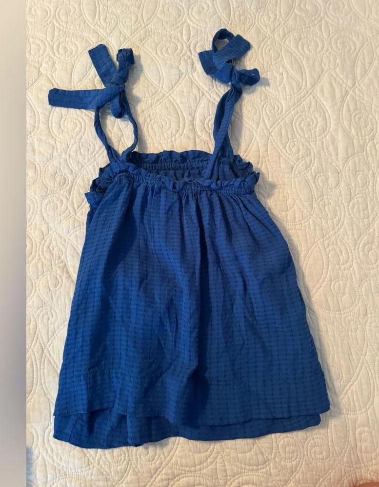 H&M Royal Blue Textured Top - Image 2