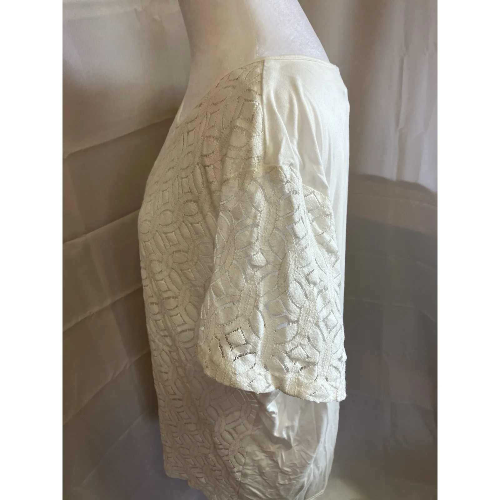 market and spruce hans crochet front mixed material top size XXL Boho NWOT - Image 7