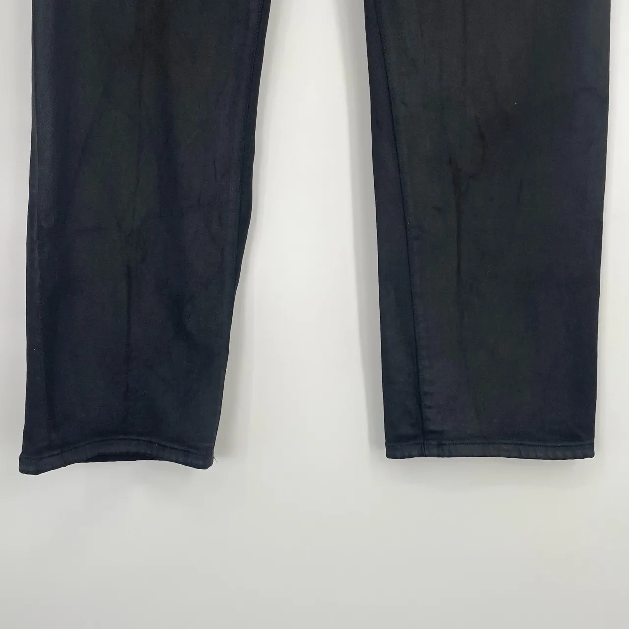 DL1961 Mara Instascuplt 5 Pocket Straight Leg‎ Ankle Fit Waxed Coating Jeans 16W - Image 10