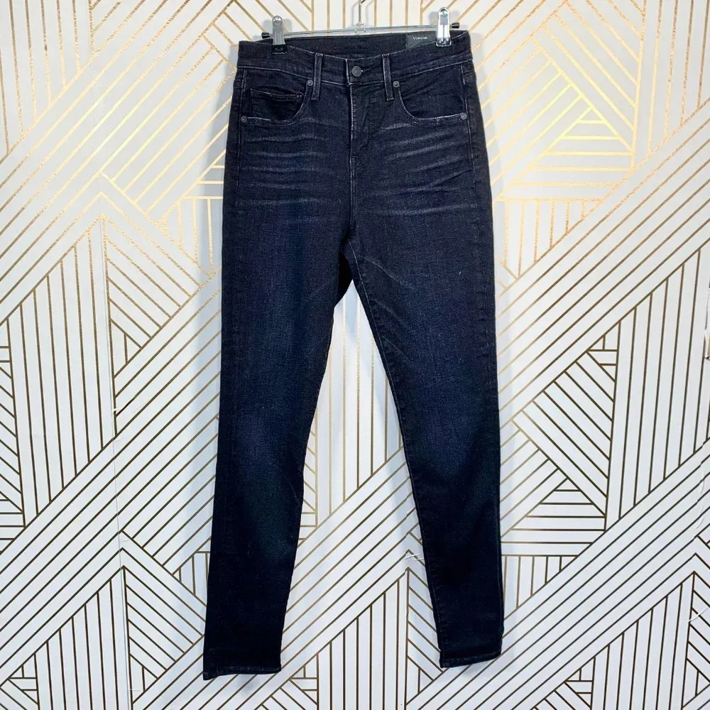 Vince The Skinny Ankle‎ in One Year Wash Black Jean - Image 3