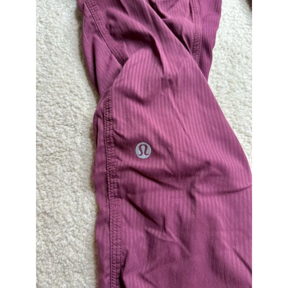 Lululemon:  Street To Studio Pant II *Unlined 28" Red Grape - Image 7