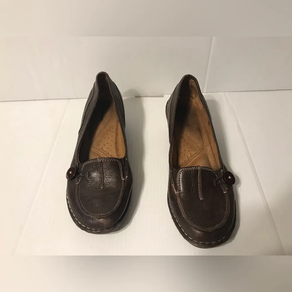 Naturalizer brown wedge comfort shoes size 8 M - Image 2