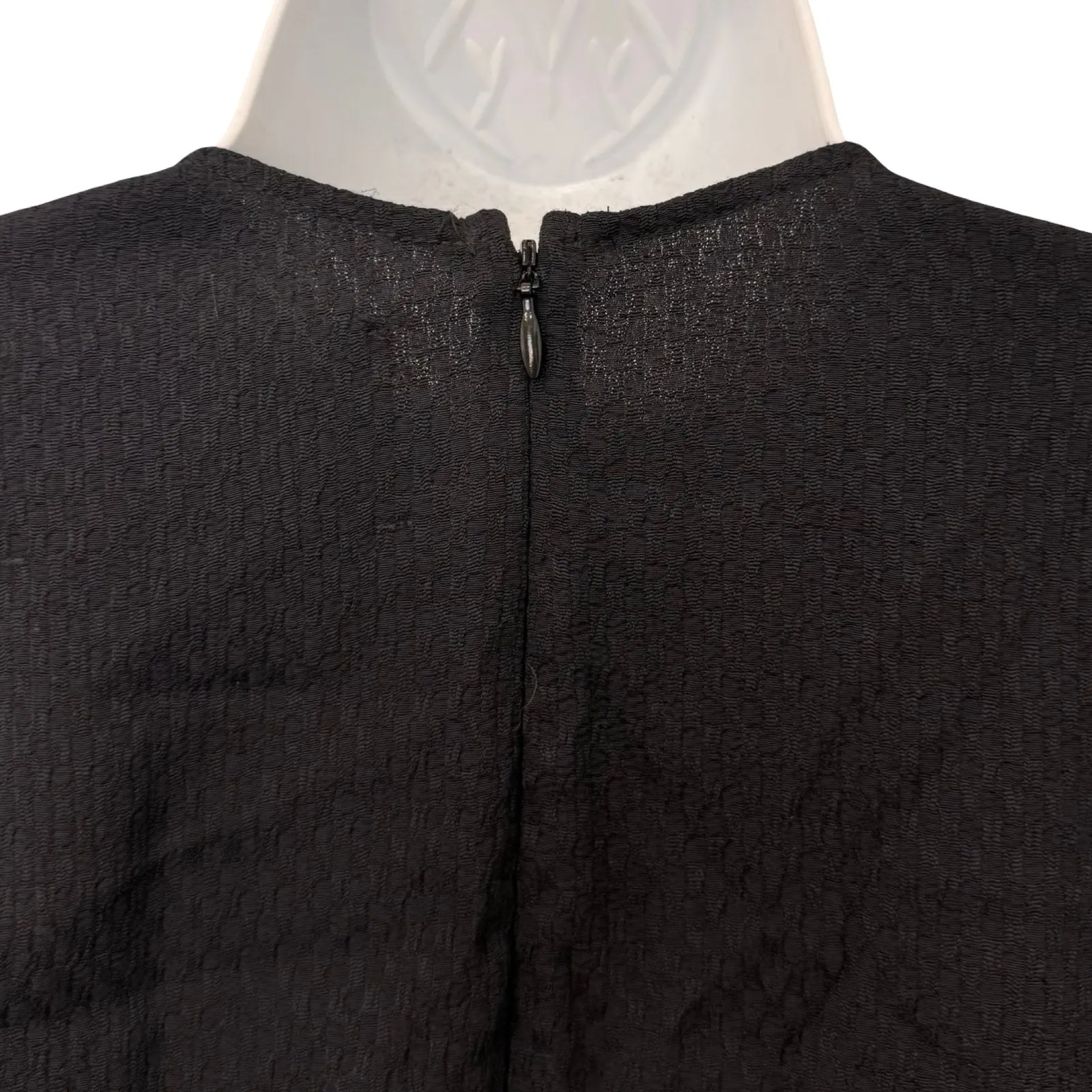 Reformation Black Ferris Textured Cut Out Tie Front Long Sleeve Jumpsuit size 0 - Image 9