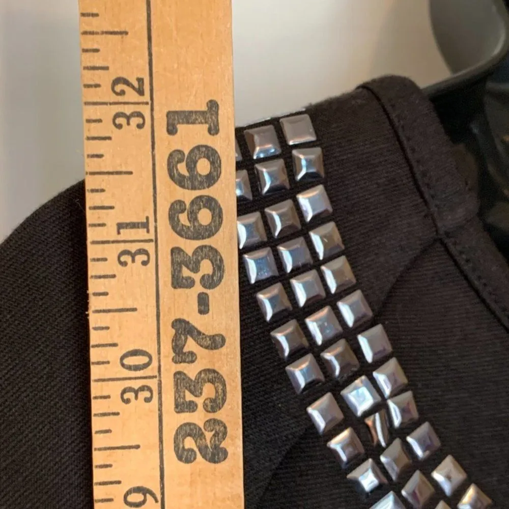 Black Fitted Midi Dress Black Size L - Image 6