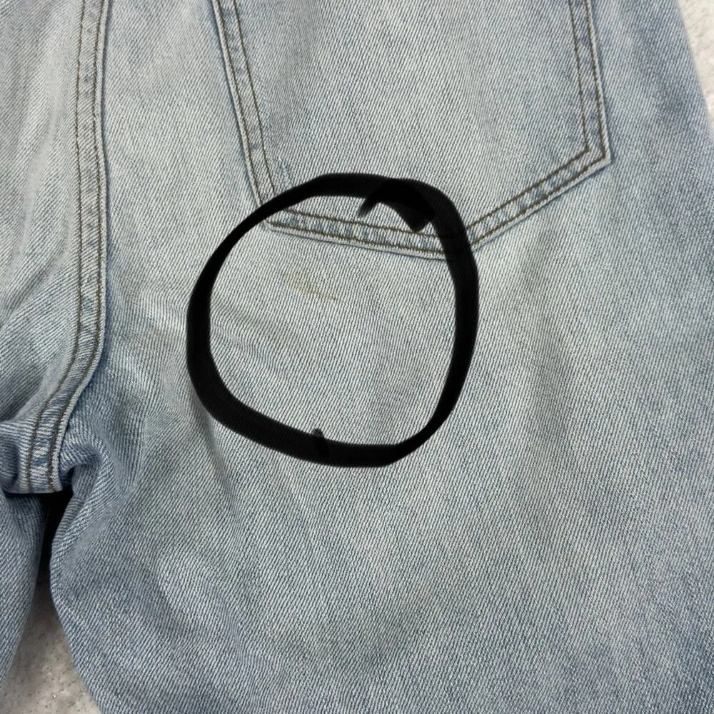 Madewell The Perfect Vintage Jeans Distressed Crop Light Wash Size 28 TINY FLAW - Image 11