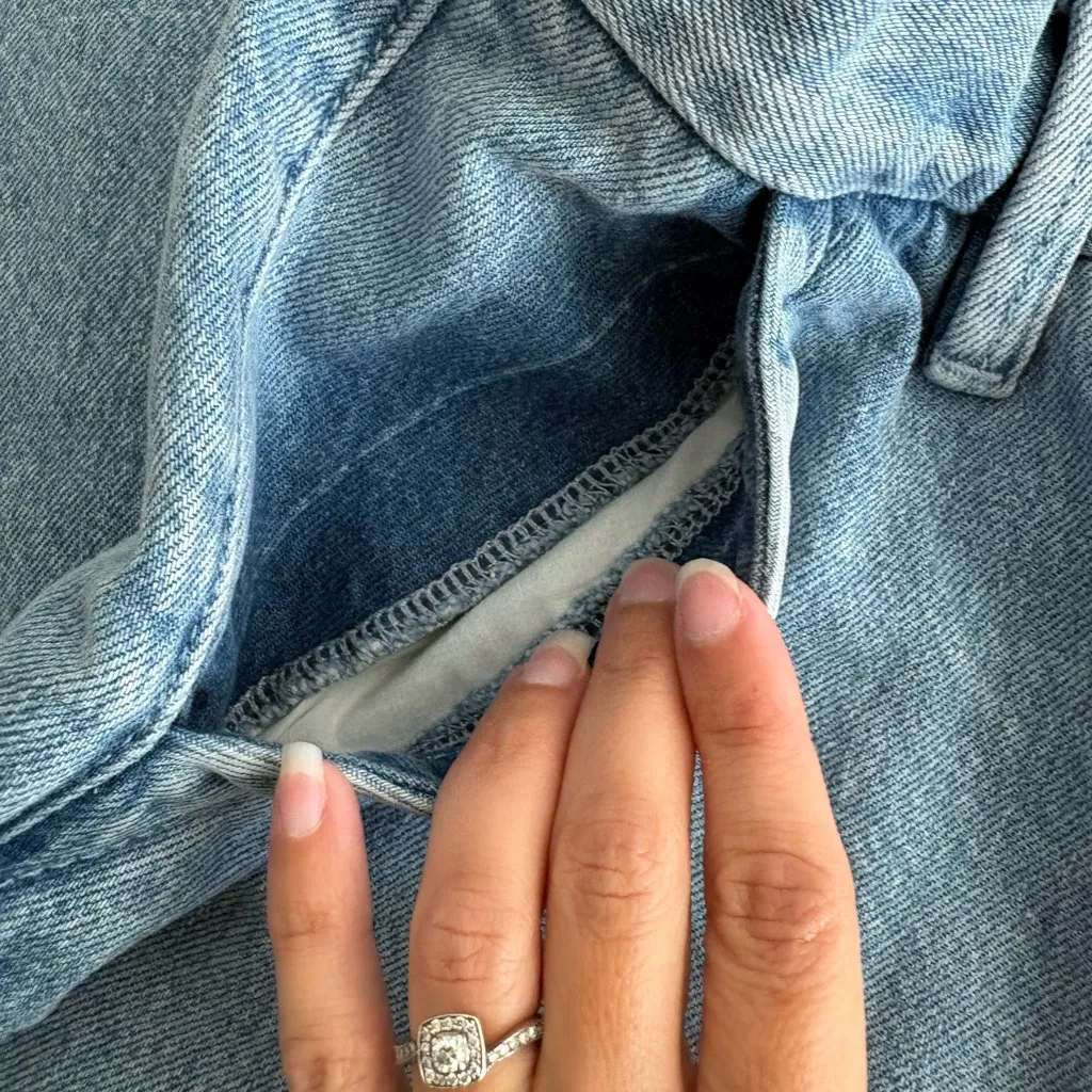 Favorite Daughter The Taylor Trouser Wide Leg Jeans Malta 24 light wash Blue - Image 3