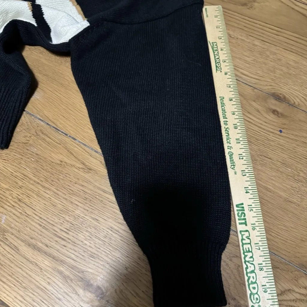 IB Diffusion Women Size Large Knitted Sweater Embellished Beaded Holiday Vintage - Image 7