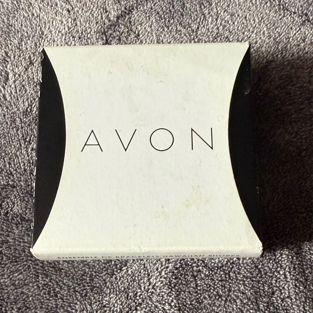 Woman’s Avon Hawaiian Shores Bangle Set Large 8 Piece Colorful Bracelets 2012 Gold - Image 3