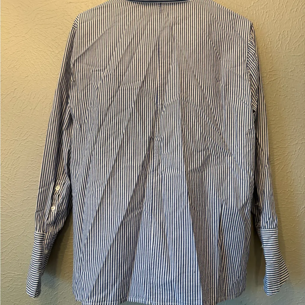 One Teaspoon Navy Striped Button Down Shirt - Image 4