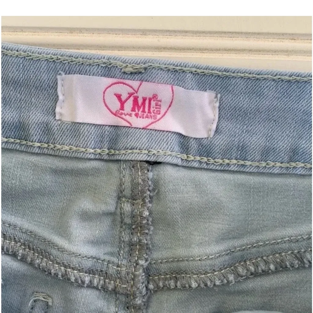 YMI Light Blue Denim Jean Skirt - Image 3