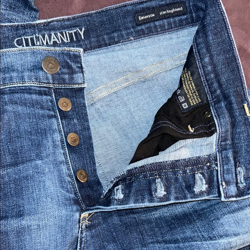 Citizens of Humanity Size 28 Slim Boyfriend Denim Jeans - Image 13