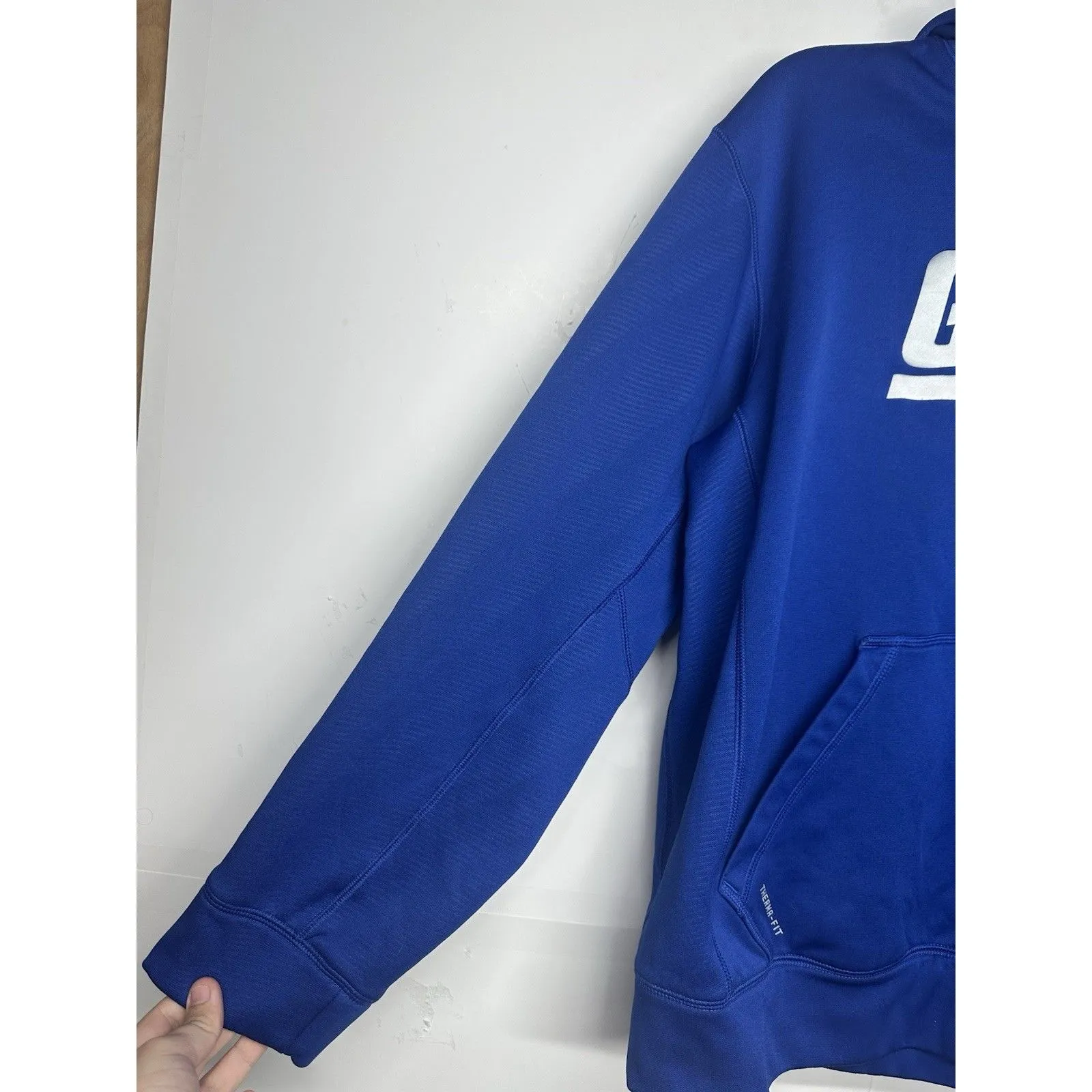 Nike  Giants Women’s Blue Thermal-Fit Pullover Sweatshirt Size M  NFL - Image 2