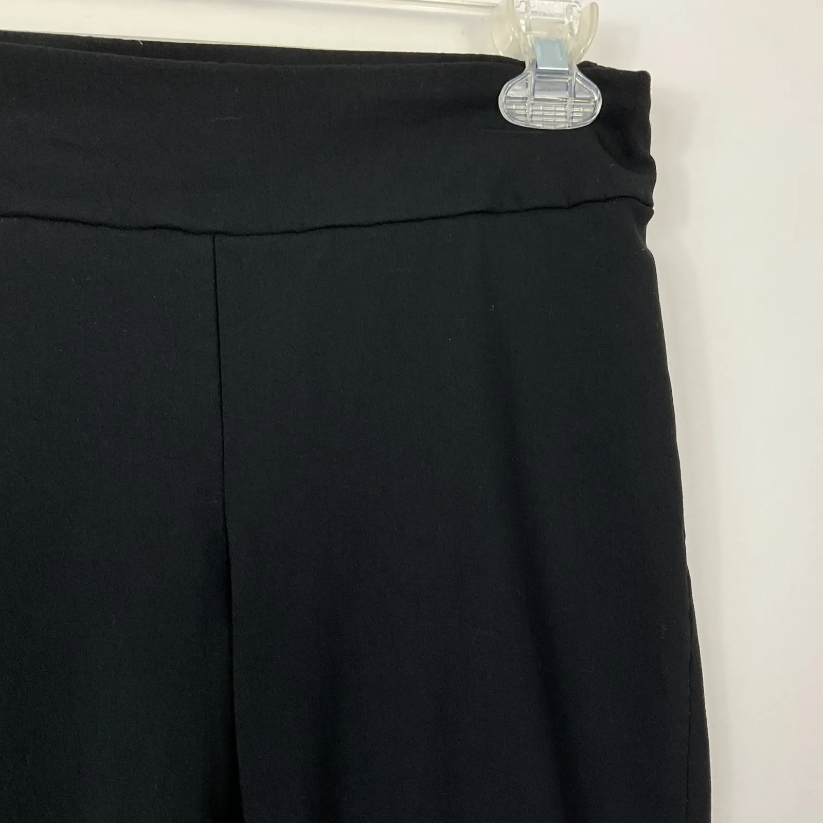 J.McLaughlin Black Pull On Ponte Knit Straight Leg Pants Women's Size 4 - Image 2