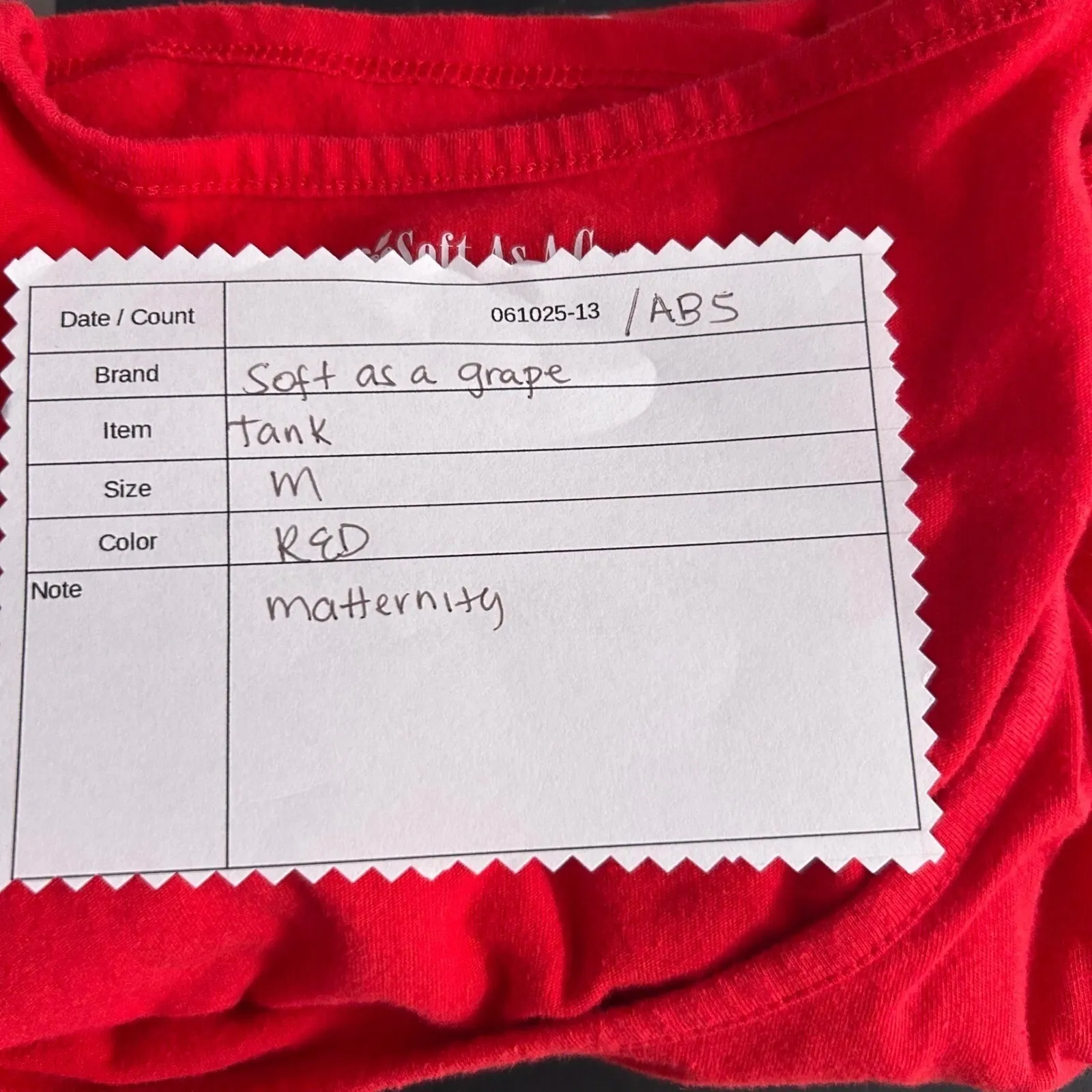 Phillies‎ Maternity Tank Top Red Medium - Image 9