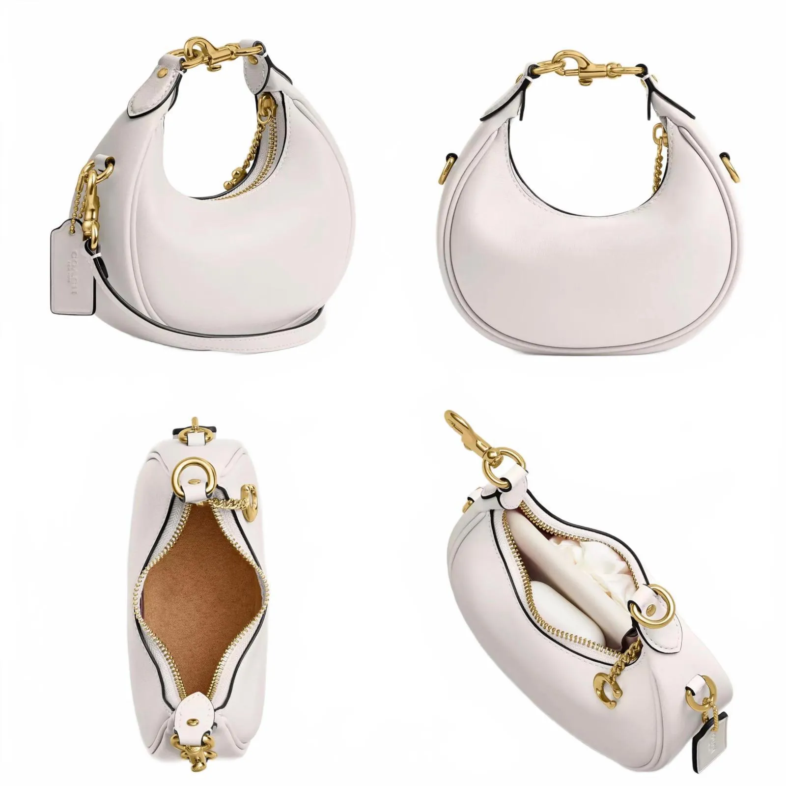 Coach Jonie Bag CR508 Smooth Leather/Brass/Chalk NWT - Image 3