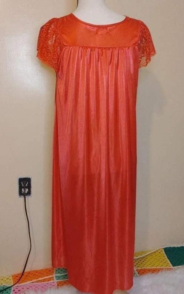 Lati Fashion Intimates Collection Size Small Red Lace Night Lingerie Nightie S - Image 7