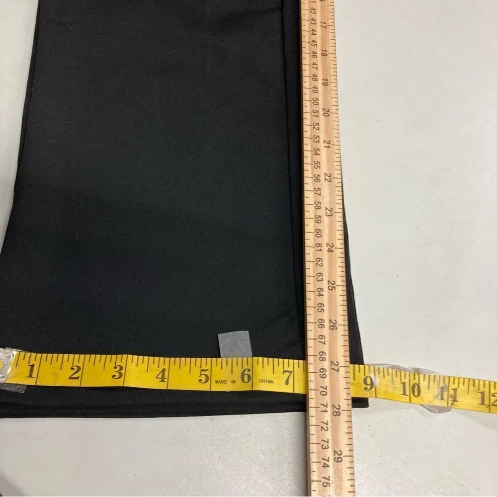 YOGIPACE, Boot Cut Dress Yoga Work & Workout Pants, Size Medium Petite, Black - Image 8