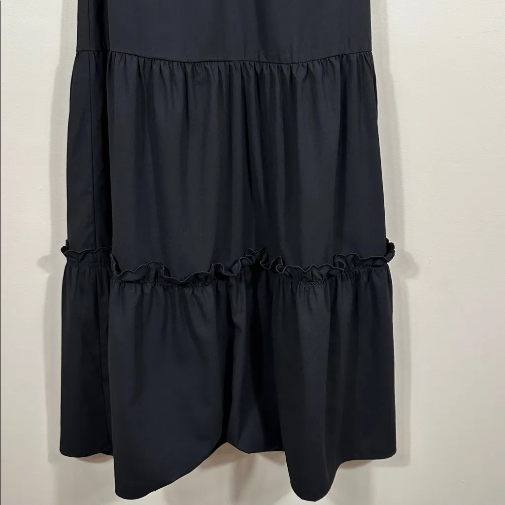 Pomander Place Tuckernuck Black Selena Maxi Dress Ruffle Tiered Women Size XS - Image 5