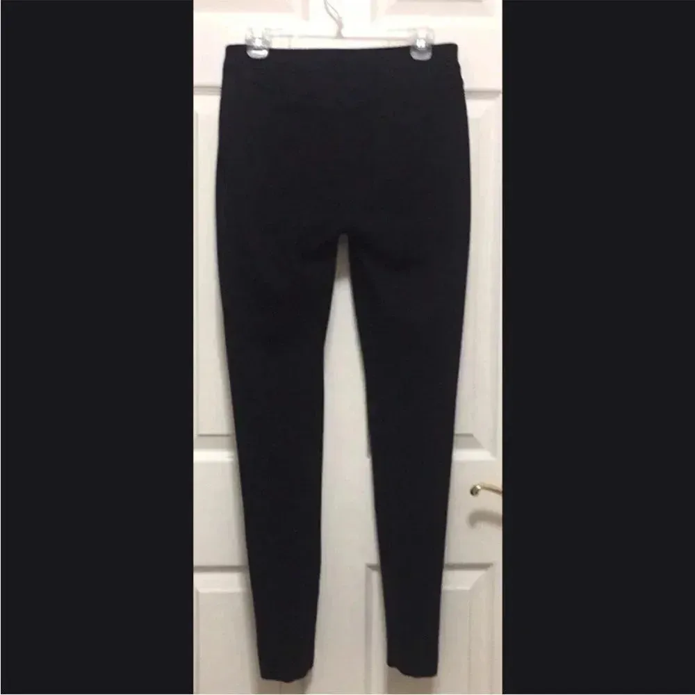 Soft Surroundings Super Sleek Ponte Leggings Black Small - Image 6