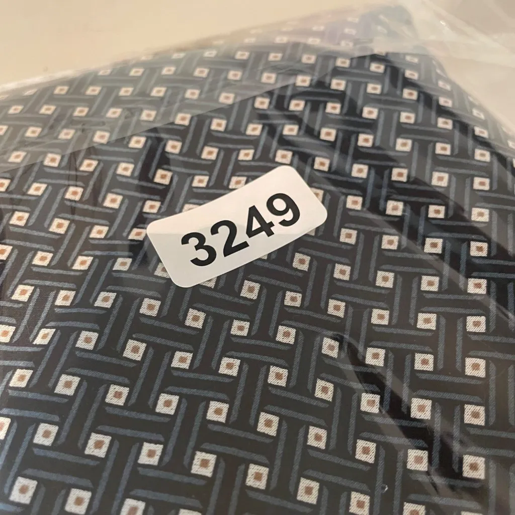 NWT H&M Women's 12 Blue and Black  High‎ Rise Tapered Leg Career Pants Stretch - Image 10