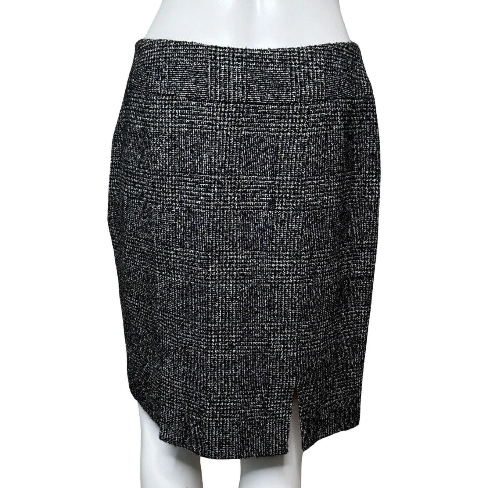 Jones New York Skirt Womens 6‎ Petite Black White Pencil Straight Career Preppy - Image 4