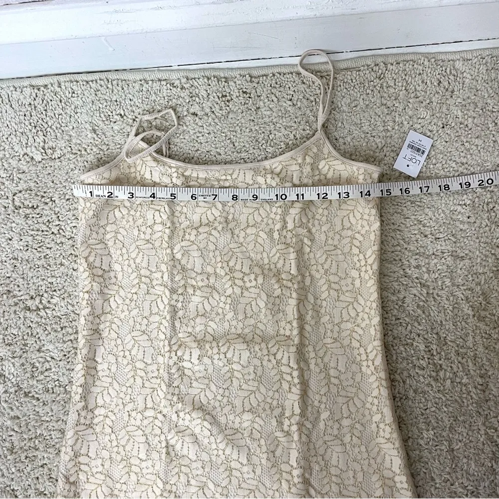 LOFT Cream Fitted Camisole - Image 2