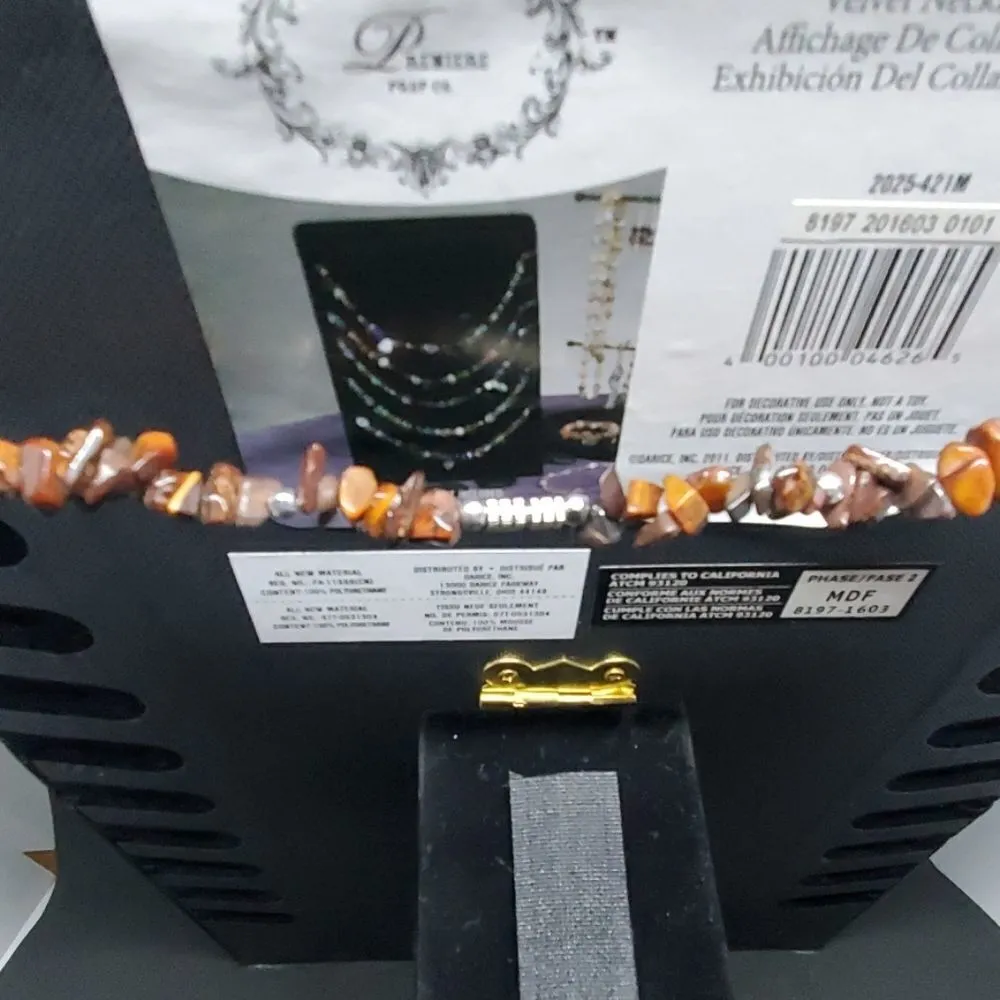 Tigers Eye Stone Necklace Brown - Image 3