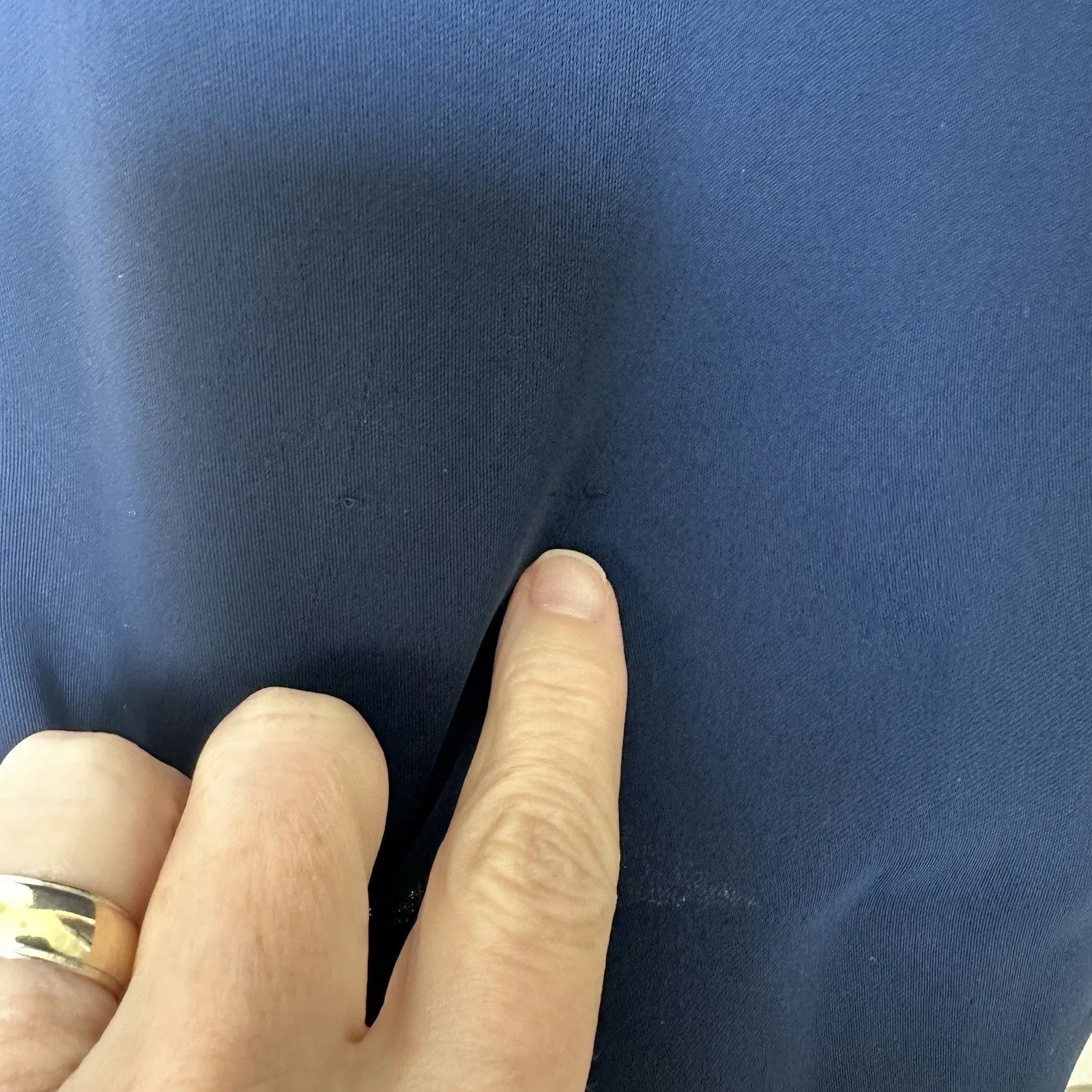 Boden Skirt 12 A Line Midi Blue Tie Belt Career Office Minimalist - Image 6