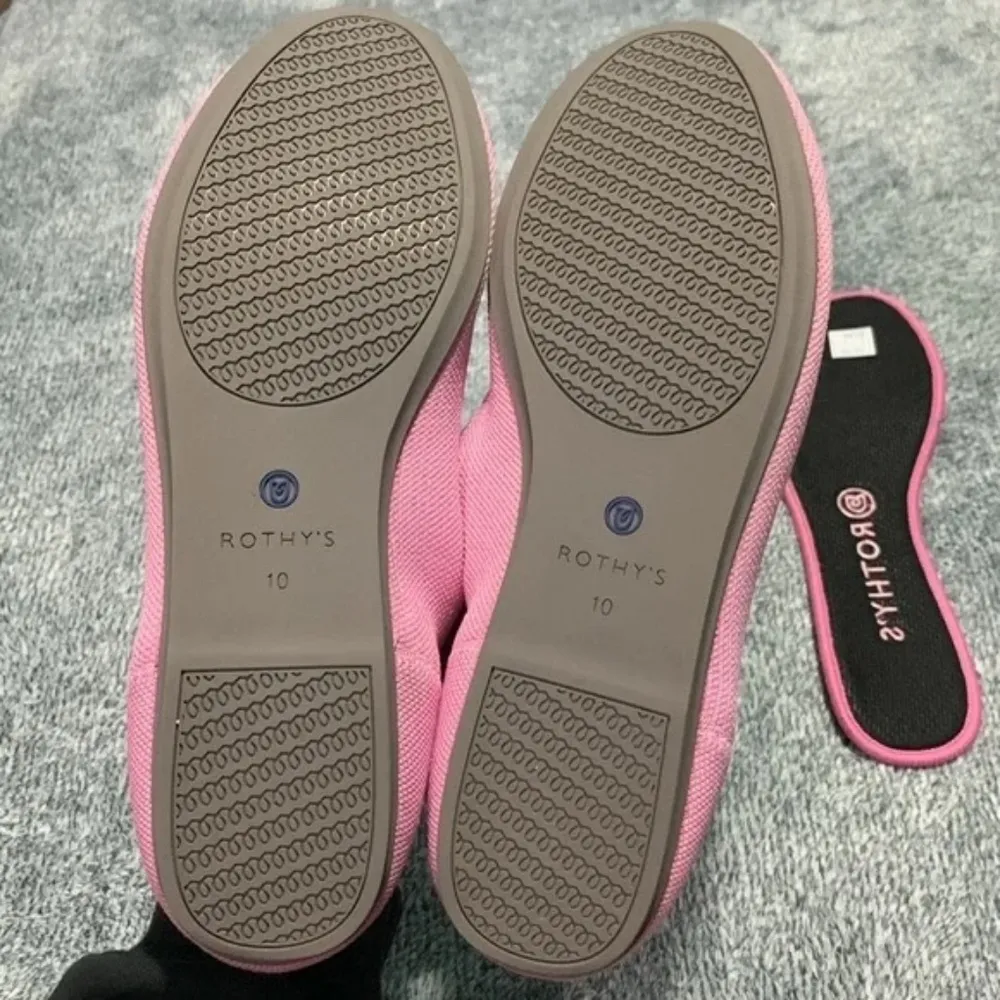 Pink Begonia Flats Size 10 - Image 5