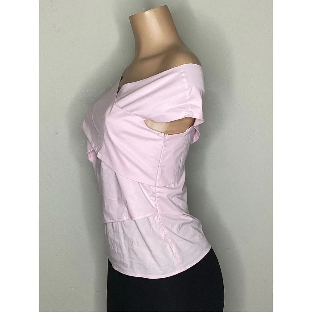 New. Bailey 44 pink Off-the-Shoulder Top. Size small. - Image 8