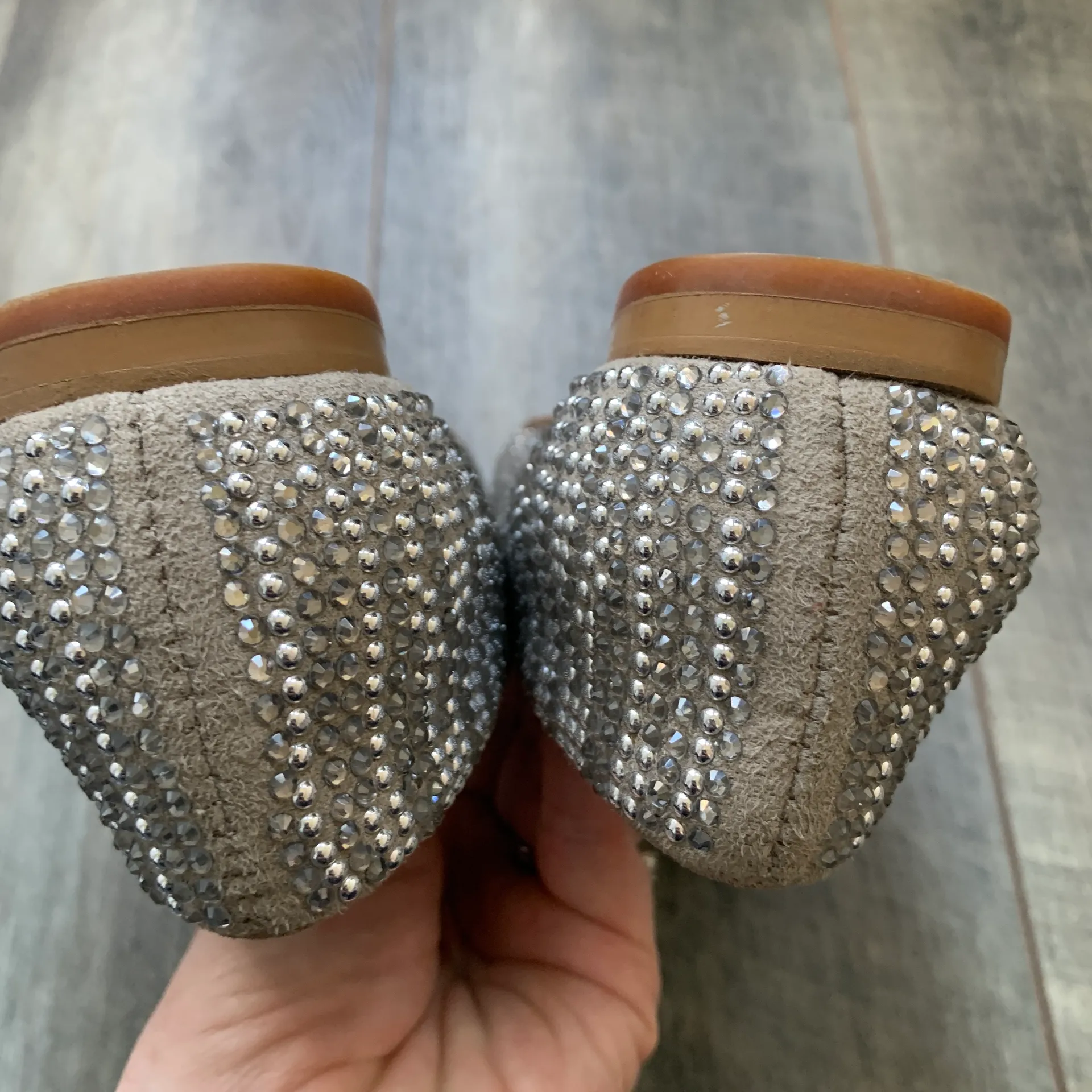 Conncord Studded Smoking Slipper Flat Size 6 - Image 10