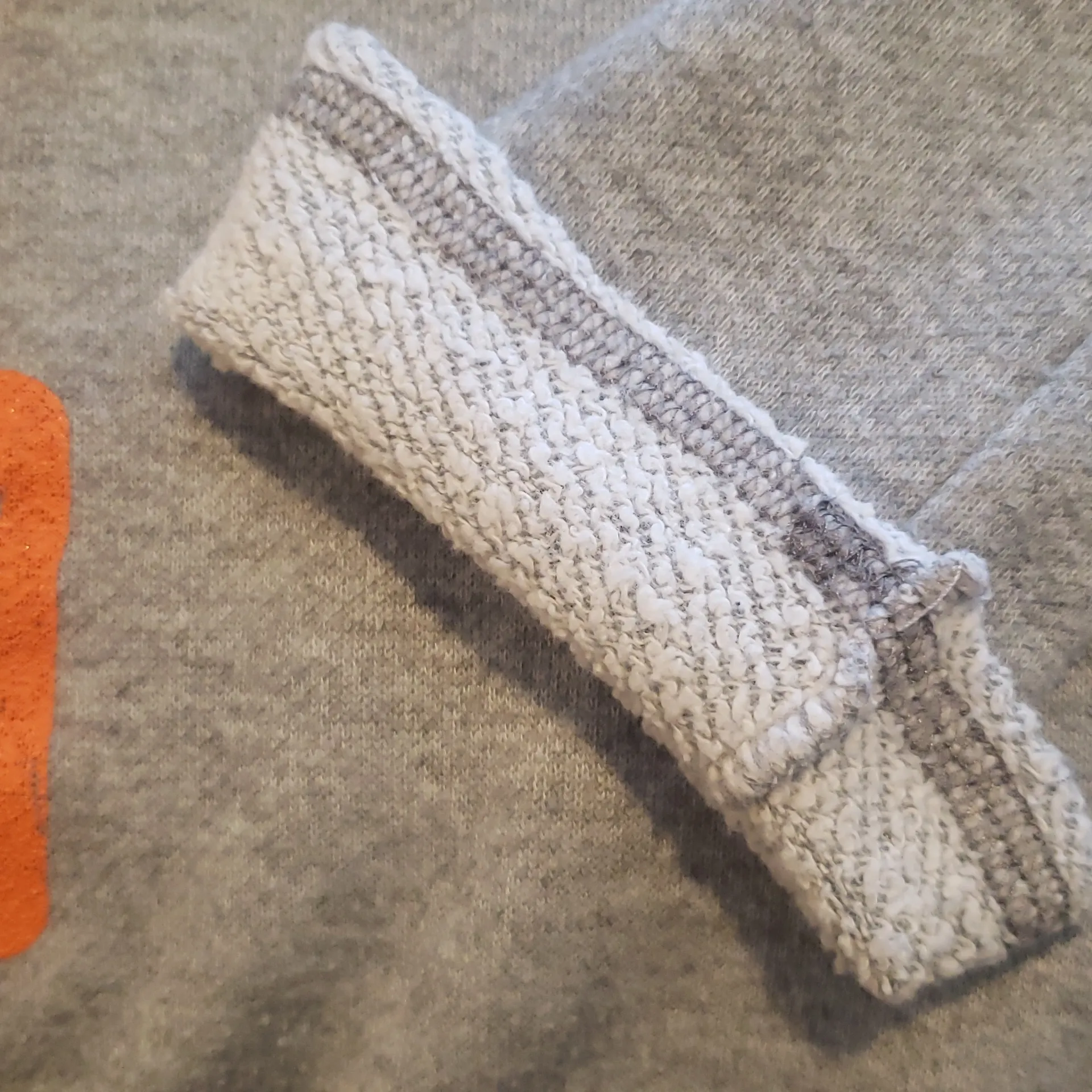 Zutter "Stay wild "terry pullover hoodie Gray - Image 8