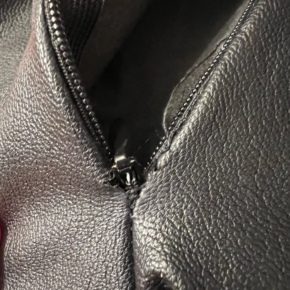 Paige Kiana Vegan Stretch Leather Leggings | Size Small - Image 11