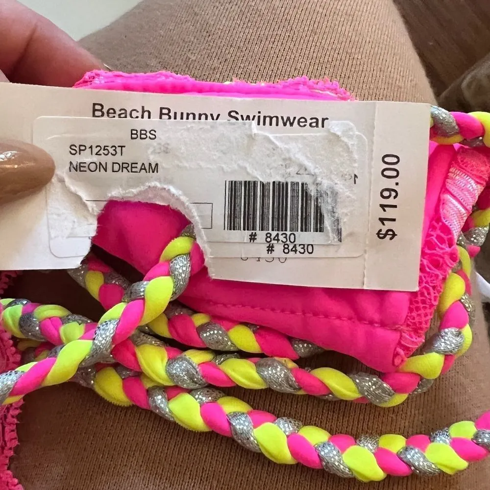Beach Bunny Neon Dream Bikini Top nwt - Image 6