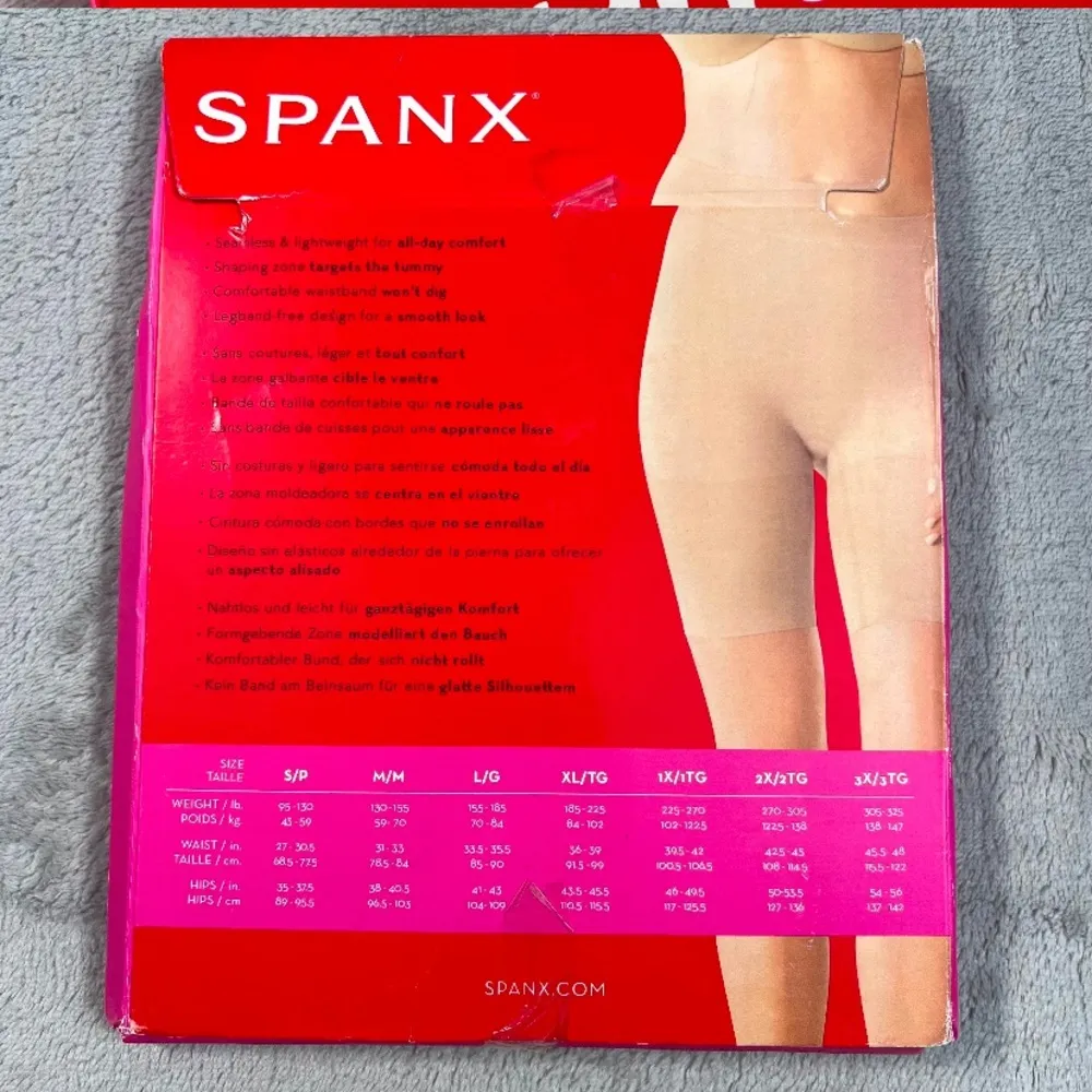 Spanx sculpt Seamless Power Mid-Thigh Short Core Shapewear Lightweight XL - Image 5