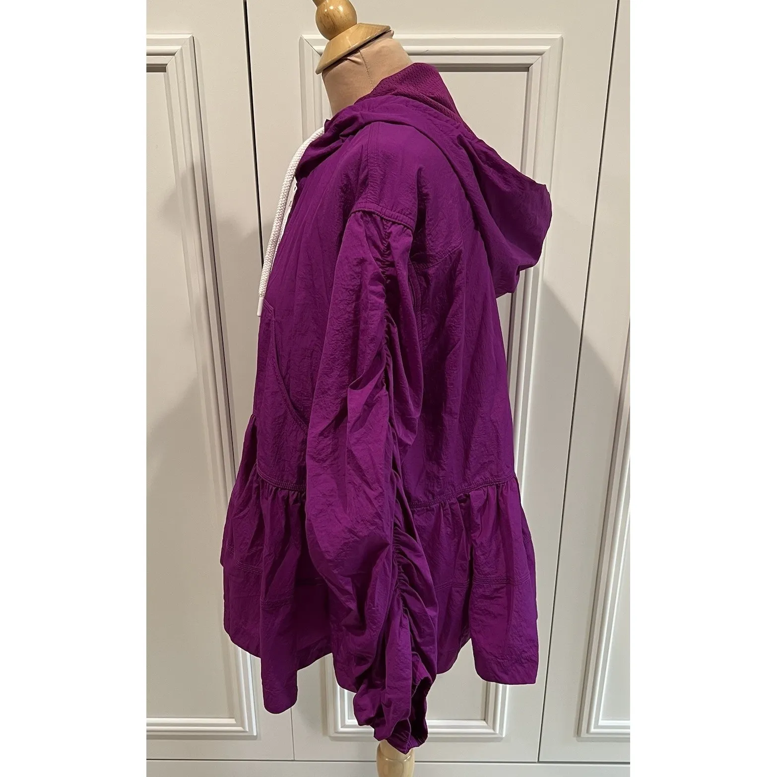 Daily Practice Freestyle Jacket Purple‎ Babydoll Anthropologie Oversized Preppy Purple - Image 6