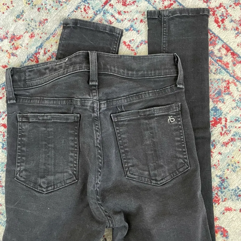 Rag&Bone High Rise Skinny Jeans - Image 4