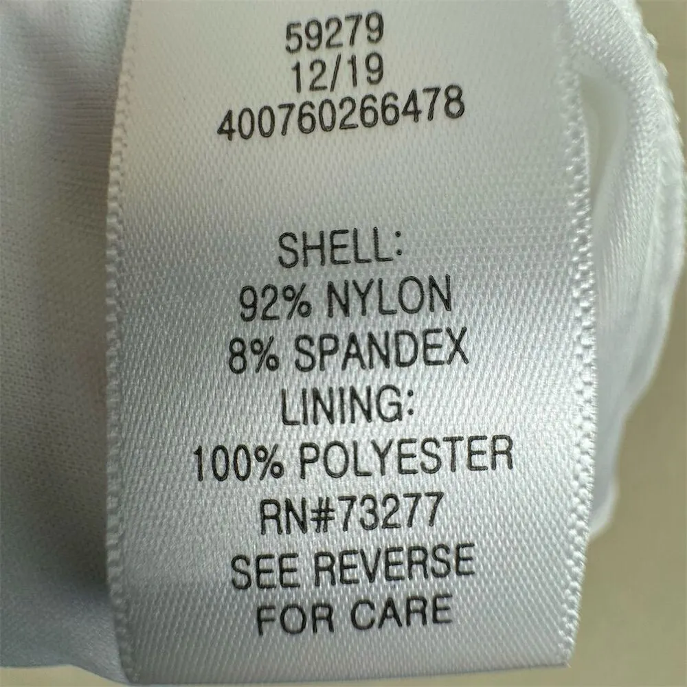 Candie's Women's 2XL White Floral Keyhole Halter Fit & Flare Dress - Image 6