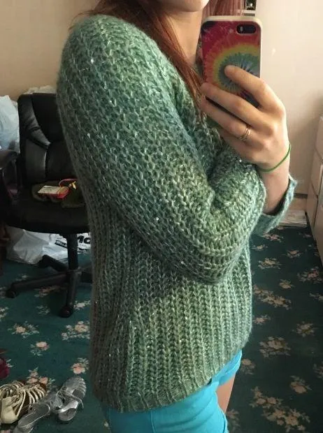 Knitted And Knotted Sunstitch Sweater - Image 4