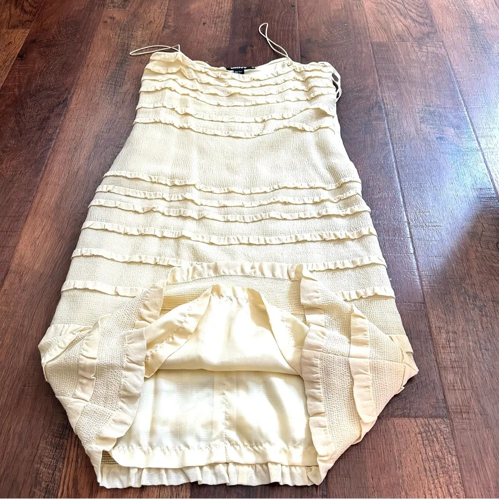 DKNY textured silk dress, size 6 - Image 6