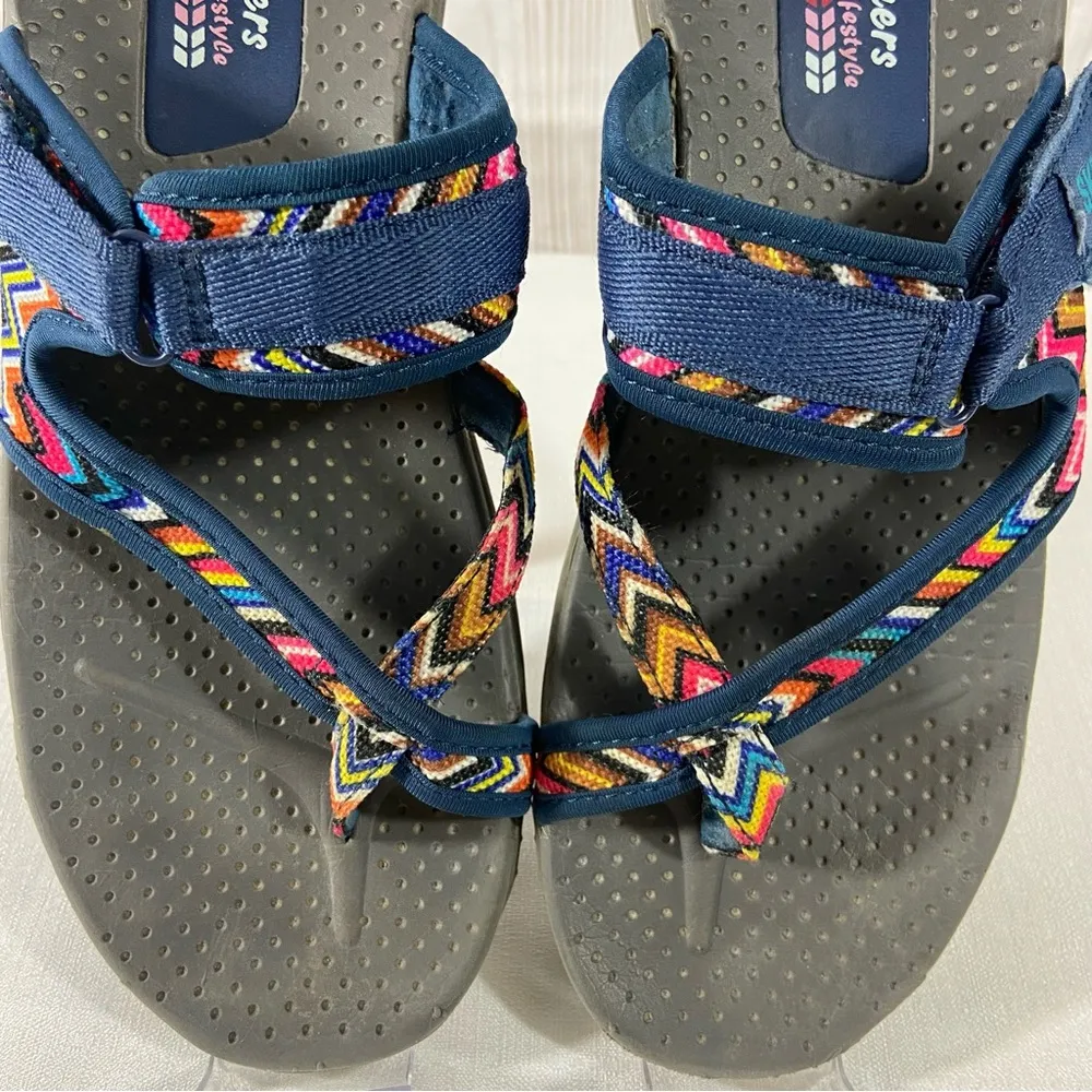 Sketchers Outdoor Lifestyle Reggae-Zig Swag Flip Flops Women’s Size 10 - Image 10