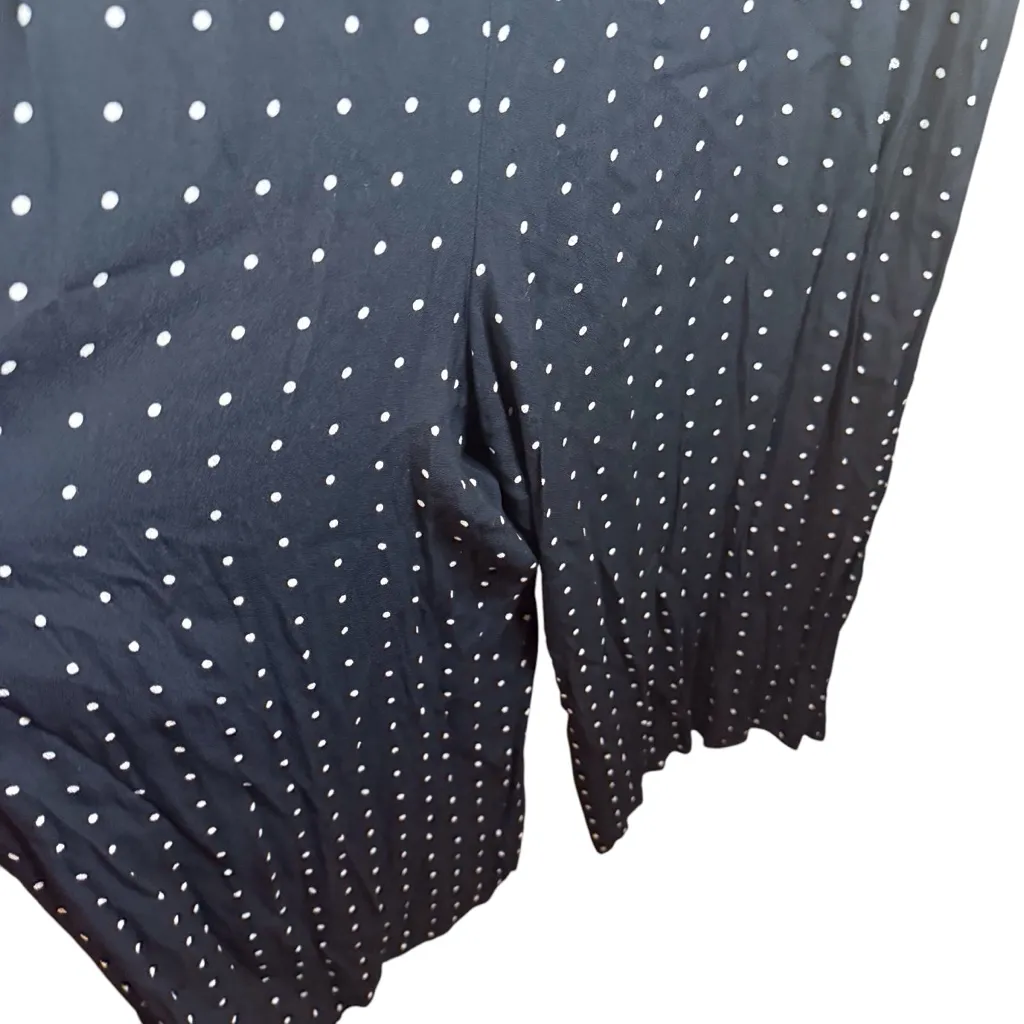 Madewell Ruffle Front Wrap Jumpsuit in‎ Grid Dot Size 20 Career Work Attire - Image 5