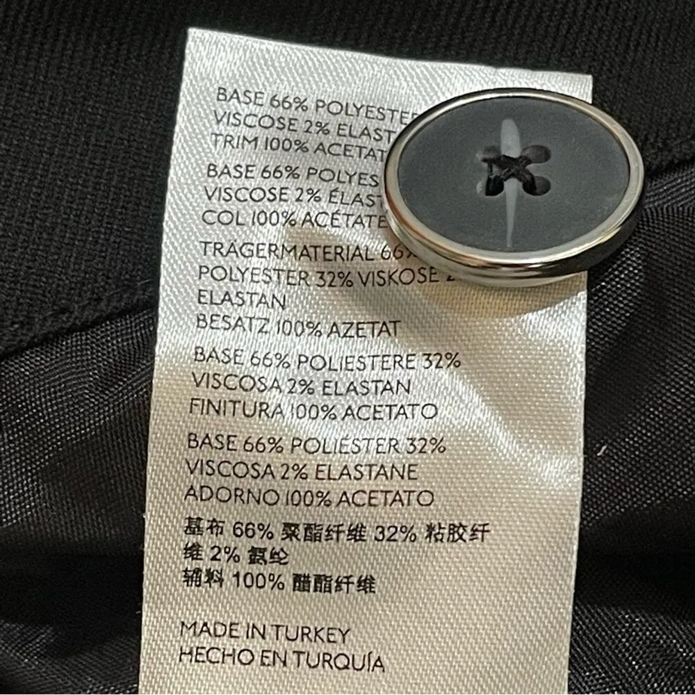 Anthro Maeve Black Straight Leg Cropped Pants - size 4 - Image 6